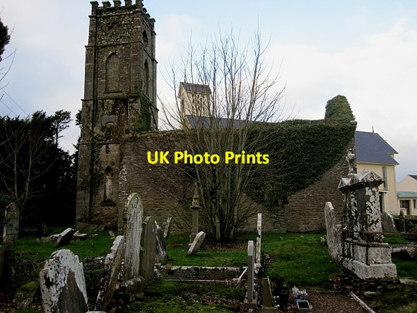 Photo 6"x4" Church and graveyard Dungarvan\/S6148 c2013