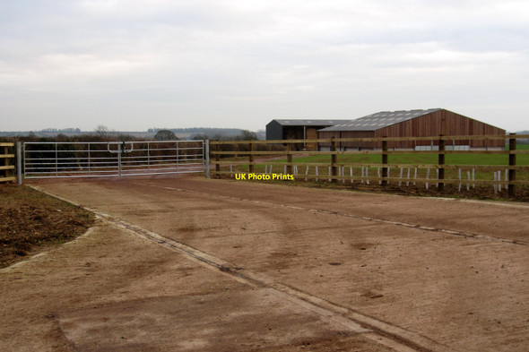 Photo 6"x4" New farm buildings and paved entrance Ravenstone\/SP8450 c2013