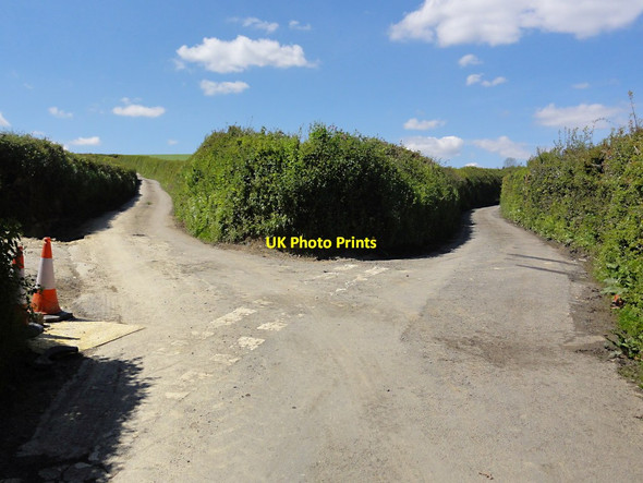 Photo 6"x4" Neilgate Corner Road Junction Ashburton c2012
