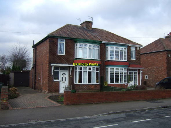 Photo 6"x4" Houses on Wolviston Road Billingham c2013