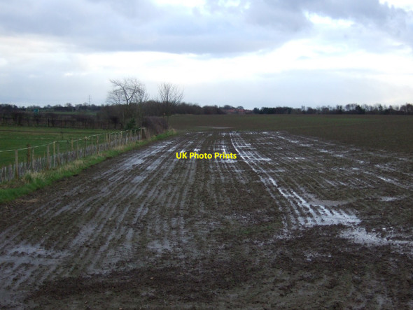Photo 6"x4" Farmland off Sandy Lane Wolviston c2013