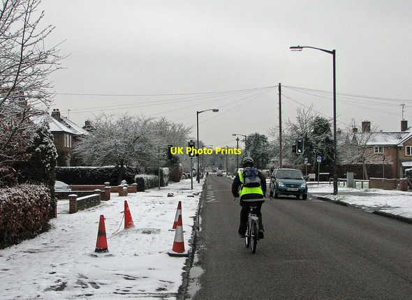 Photo 6"x4" Queen Edith's Way in January Cherry Hinton c2013
