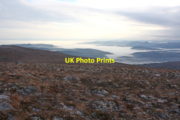 Photo 6"x4" Moorland south of Meall Odhar Beag Strath Garve \/ Srath Gairbh c2013