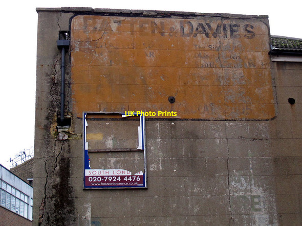 Photo 6"x4" Ghost sign, Bromell's Road, Clapham Clapham\/TQ2975 c2013