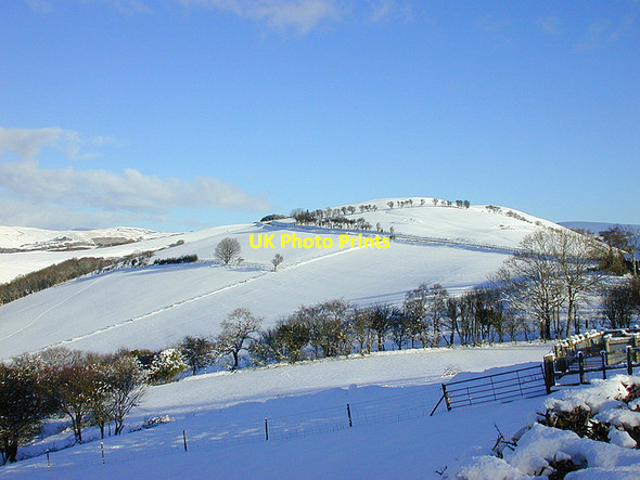 Photo 6"x4" Pisgah fields under snow Pisgah\/SN6777 c2000