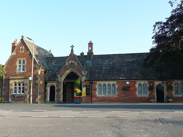 Photo 6"x4" Main entrance to Carlisle Cemetery Carlisle c2008