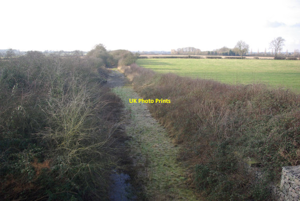 Photo 6"x4" Former railway west of Flecknoe Sawbridge c2013