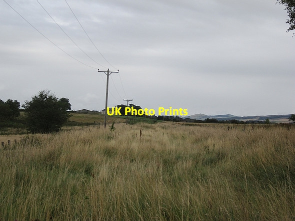 Photo 6"x4" Caledonian Railway trackbed Cargill c2012 P1