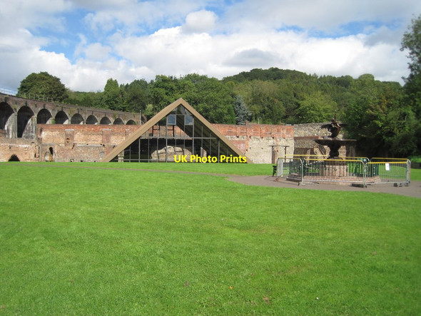 Photo 6"x4" Coalbrookdale, the old furnace Coalbrookdale c2012