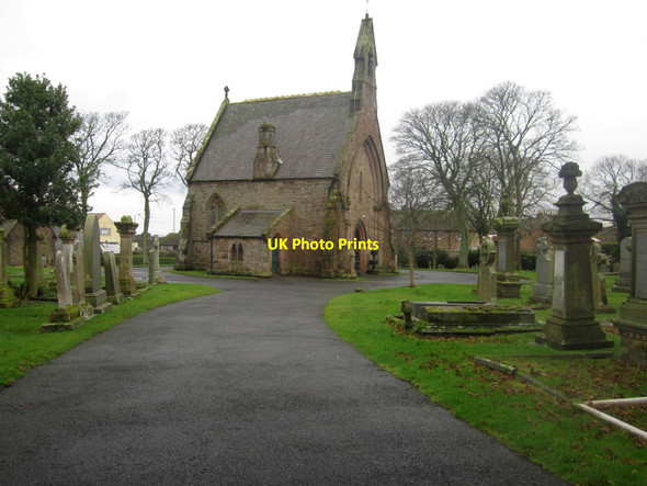 Photo 6"x4" Chapel in Berwick Cemetery Berwick-upon-Tweed c2013