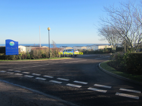 Photo 6"x4" Entrance to Caravan Park, Spittal Berwick-upon-Tweed c2013