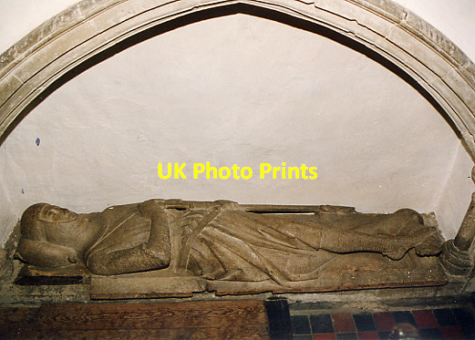 Photo 6"x4" St John the Baptist, Danbury - Effigy Danbury\/TL7705 c1994