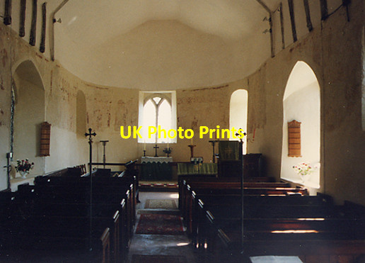 Photo 6"x4" St James the Less, Little Tey - East end Little Tey c1996