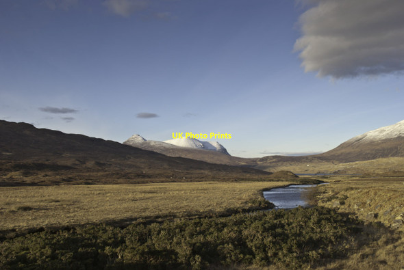 Photo 6"x4" River Loanan south of Inchnadamph Inchnadamph c2013