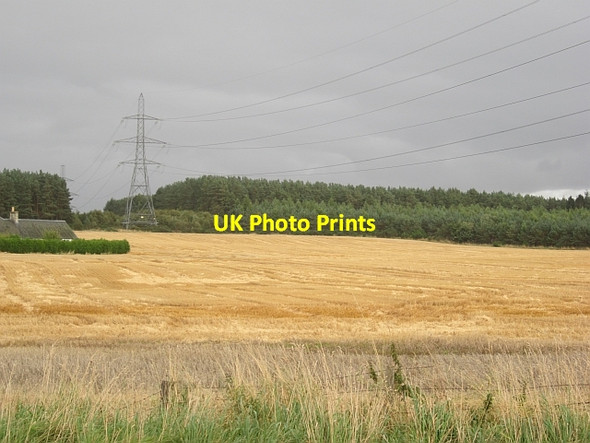 Photo 6"x4" Powerline, Ardgilzean Newmiln\/NO1230 c2012