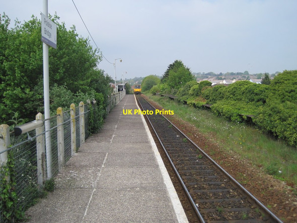 Photo 6"x4" Polsloe Bridge railway station, Devon Exeter c2011