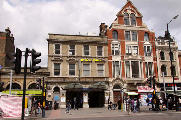 Photo 6"x4" Whitechapel Station Entrance Stepney\/TQ3481 c2012