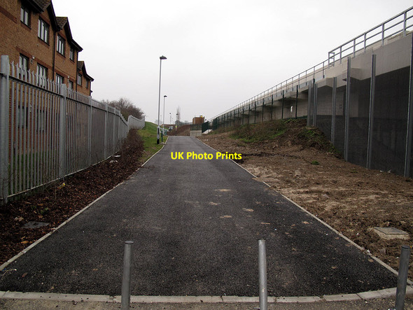 Photo 6"x4" New path through Bridge House Meadows (1) Deptford\/TQ3677 c2013