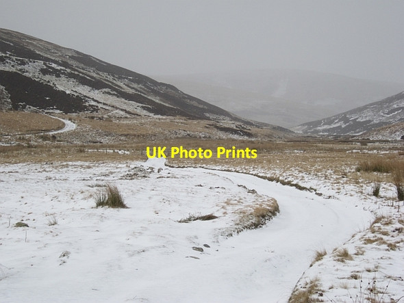 Photo 6"x4" Glen Ea's Hill track Leadhills c2013