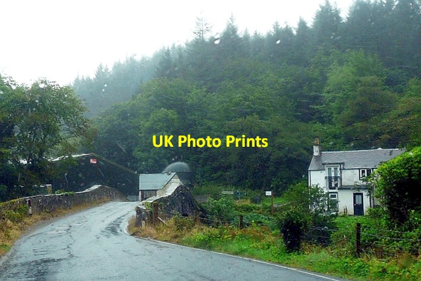 Photo 6"x4" Dippen Bridge in the rain Bridgend\/NR7937 c2012
