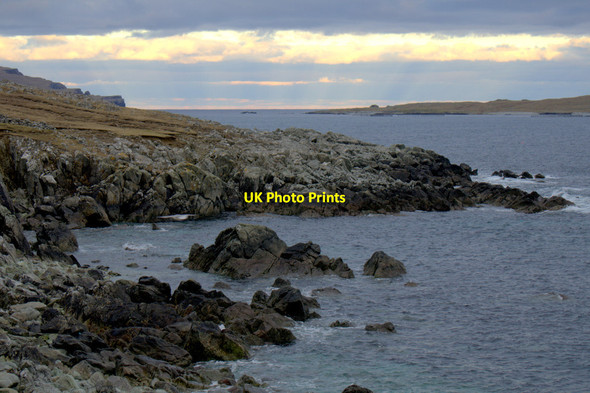Photo 6"x4" Un-named geo at Clugan, near Baltasound Ordale c2013