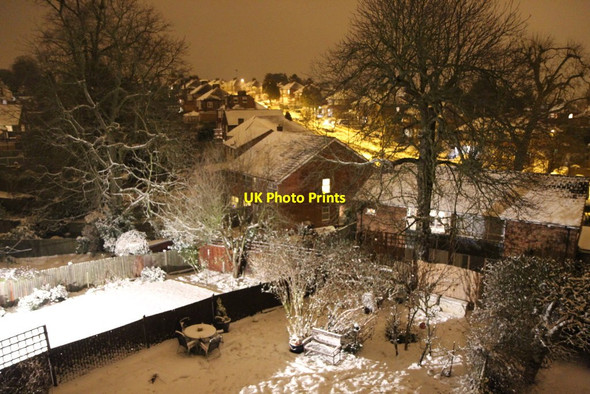 Photo 6"x4" First Snow of 2013, London N14 Southgate\/TQ3094 c2013