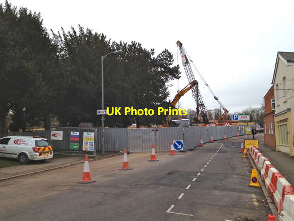 Photo 6"x4" Sewer replacement project hub, Station Approach Royal Leamington Spa c2013