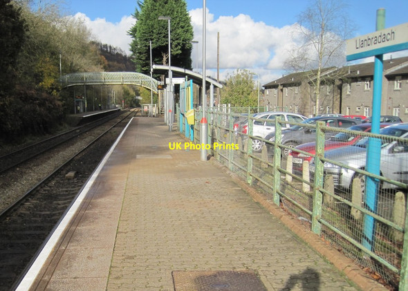 Photo 6"x4" Llanbradach railway station, Monmouthshire Llanbradach c2012