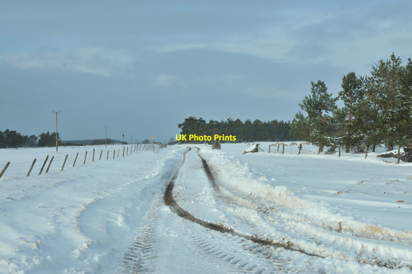 Photo 6"x4" End of the public road near Clachaig Clachaig\/NJ0218 c2013