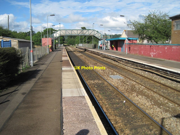 Photo 6"x4" Pengam railway station, Gwent Blackwood\/Coed Duon c2012