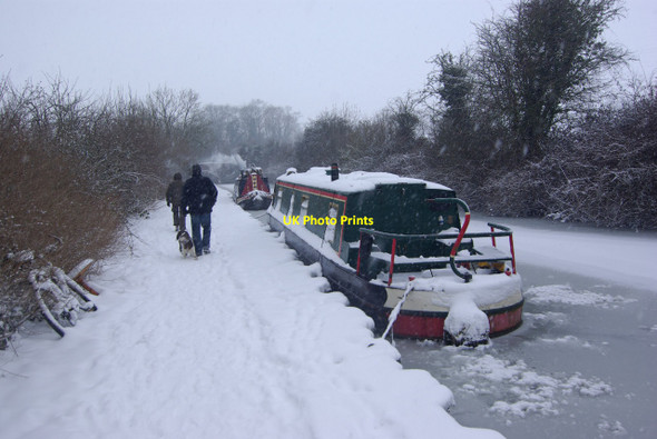 Photo 6"x4" Oxford Canal, Newbold on Avon Rugby c2013