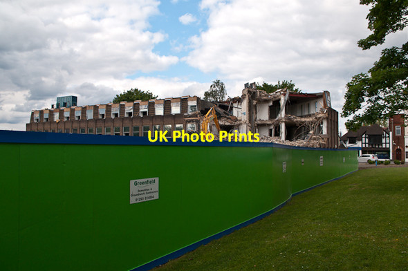 Photo 6"x4" Newman House - demolition Horley\/TQ2843 c2012