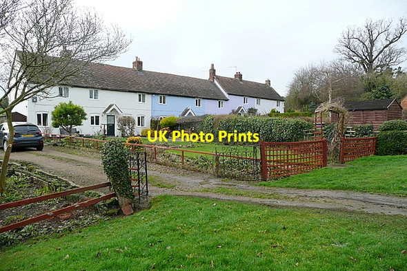 Photo 6"x4" Cottages at Preston Preston on Stour c2013