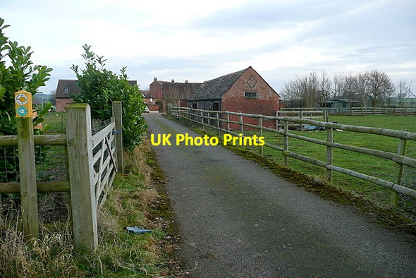 Photo 6"x4" Approach to Alderminster Farm Preston on Stour c2013