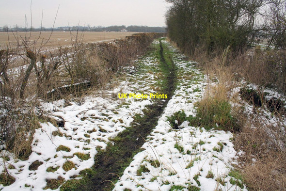 Photo 6"x4" Track towards Drayton from Drayton Copse Drayton\/SU4794 c2013