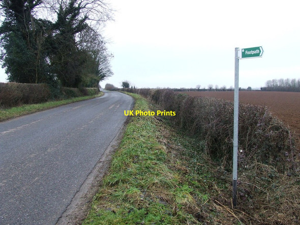 Photo 6"x4" Start of footpath to Kings Sutton Astrop c2010