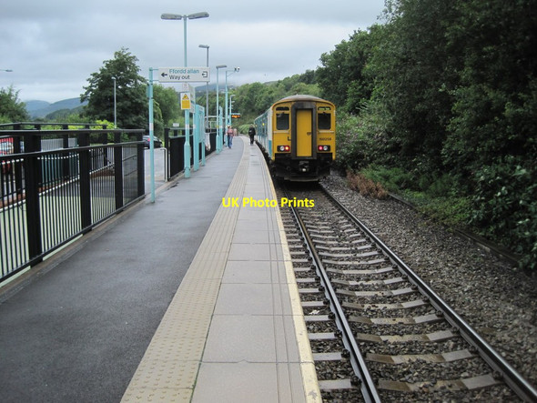 Photo 6"x4" Rogerstone railway station, Newport, Gwent Risca c2012