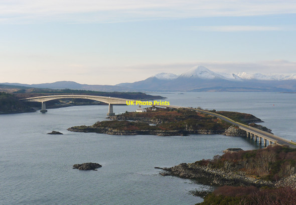 Photo 6"x4" The bridges across the narrows at Kyle Kyleakin c2013