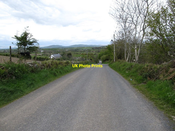 Photo 6"x4" View north along Mill Road towards the junction with Dublin Road, Kilcoo Kilcoo c2012