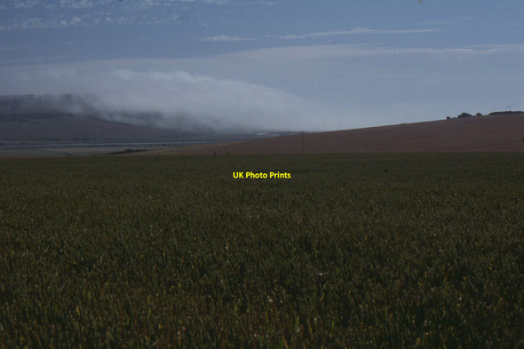Photo 6"x4" View across Cuckmere Haven to the Seven Sisters, from the edge of Seaford Seaford c1993