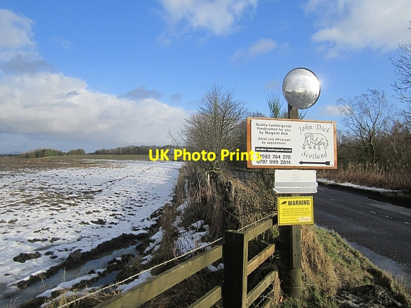 Photo 6"x4" Signs, Muirhead Quarry Dundonald\/NT2194 c2013