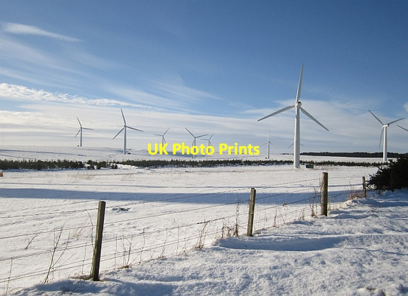 Photo 6"x4" Fields, Moor House Grantshouse c2013