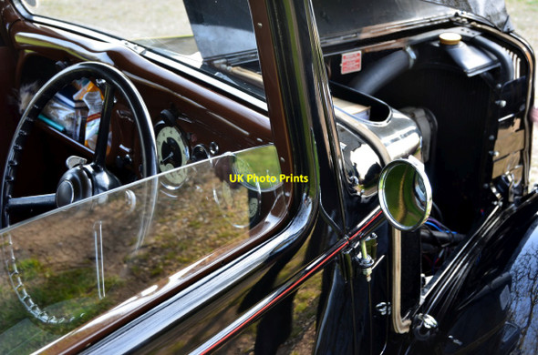 Photo 6"x4" Vintage Austin Car at Stembridge Tower Mill Bramwell c2012