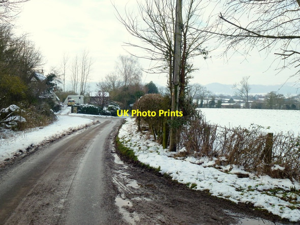 Photo 6"x4" Lane at Micklefield Little Welland c2013