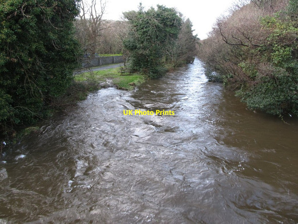 Photo 6"x4" The Shimna in spate above New Bridge Newcastle\/J3732 c2013