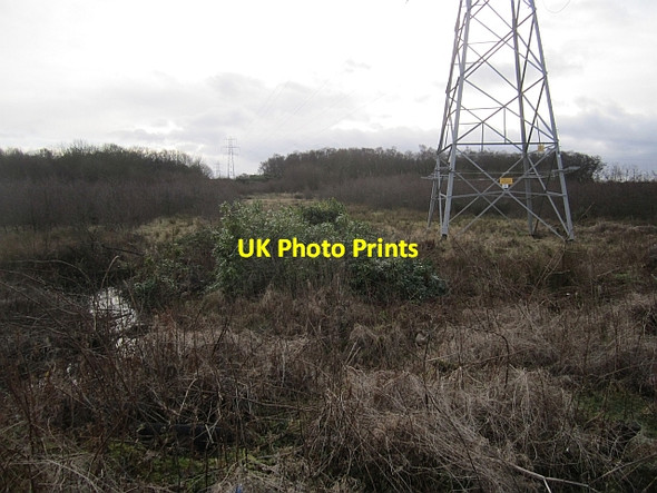 Photo 6"x4" Ride and power line, Balbeggie Thornton\/NT2897 c2013
