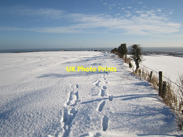 Photo 6"x4" Path, Halidon Hill Marshall Meadows c2013