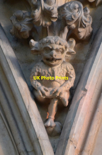 Photo 6"x4" The Lincoln Imp, Lincoln Cathedral Lincoln c2013