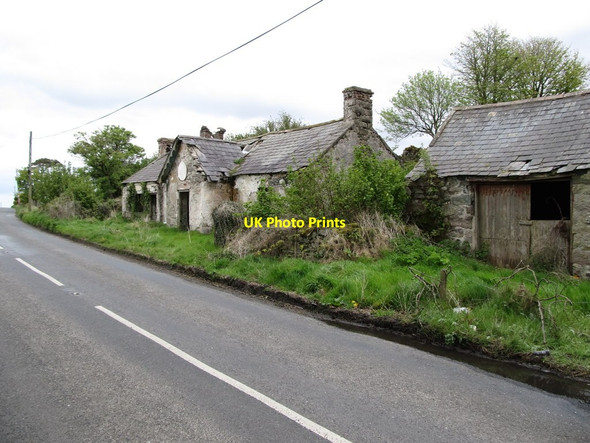 Photo 6"x4" Derelict cottage on the Bryansford Road (B180) Kilcoo c2012