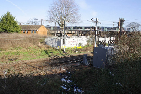 Photo 6"x4" Railway lines crossing south of Hackney Downs station Hackney c2013